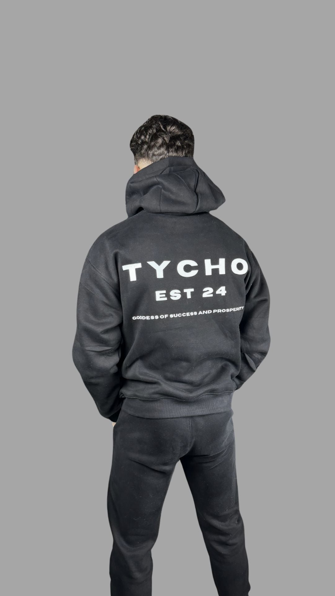 Second Gen - Tycho Hoodie White on Black