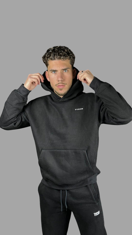 Second Gen - Tycho Hoodie White on Black