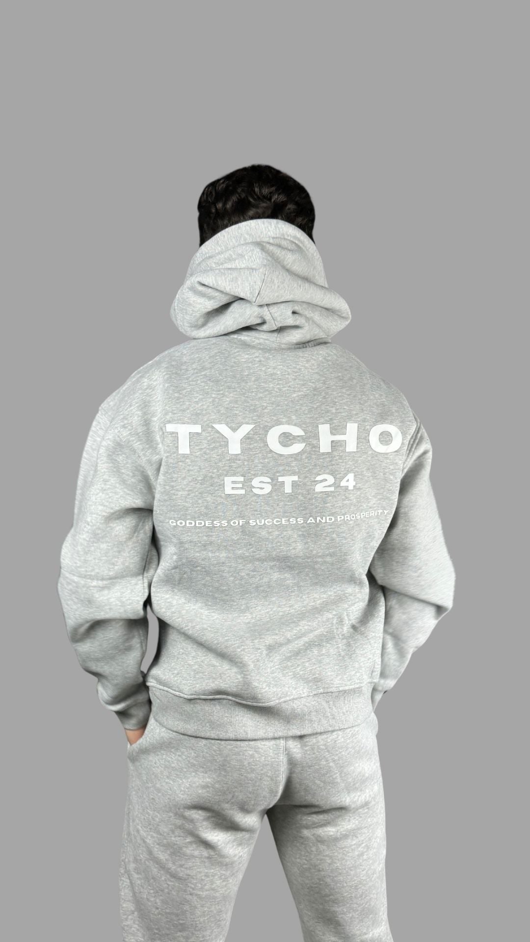 Second Gen - Tycho Hoodie White on Grey