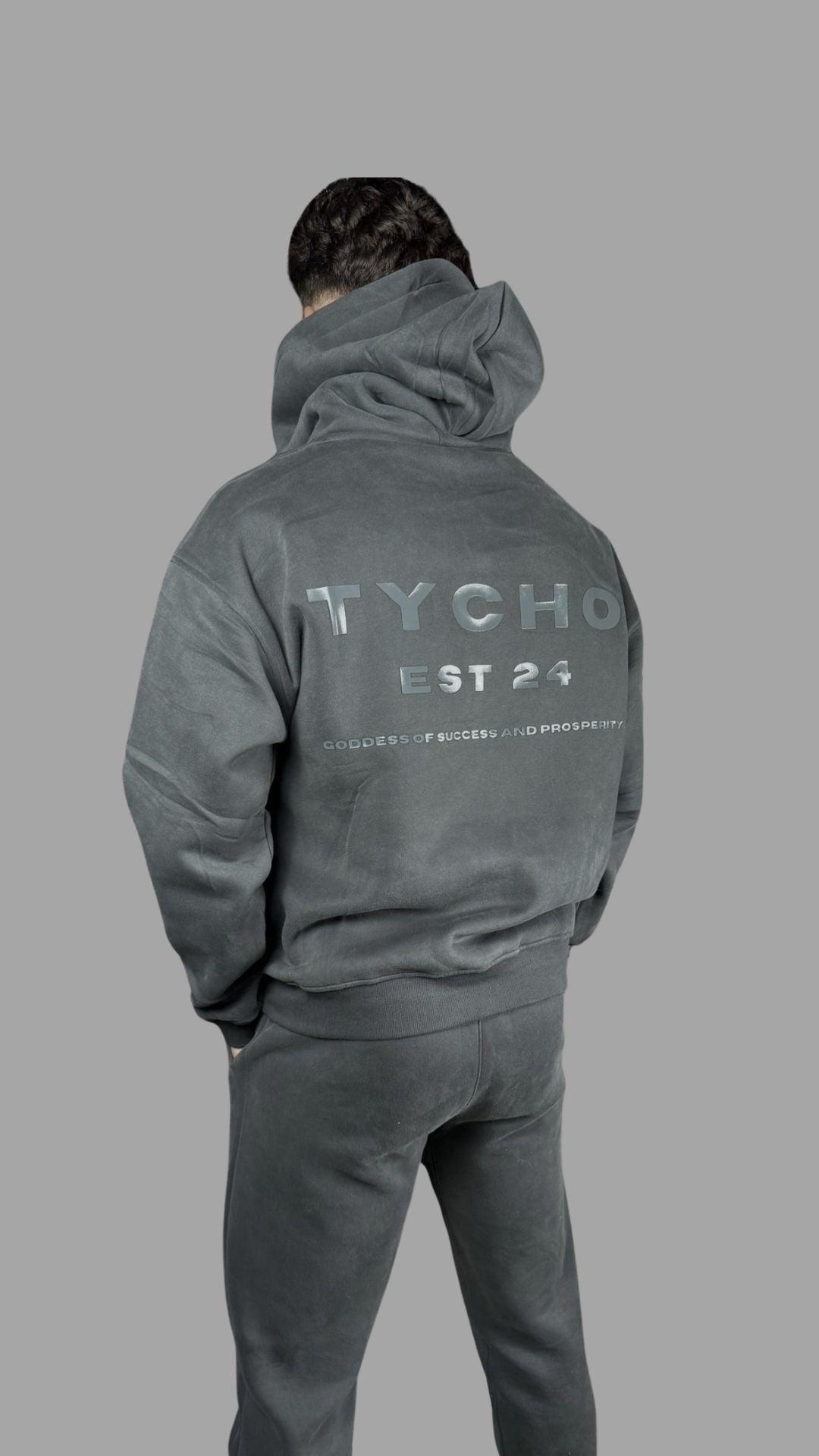 Second Gen - Tycho Hoodie Dark Grey on Dark Grey